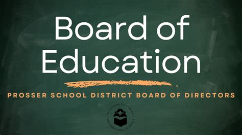 School Board News/Releases | Prosser School District