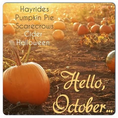 Hello October Quotes. QuotesGram