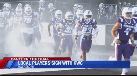 Local football players sign on with Kentucky Wesleyan College