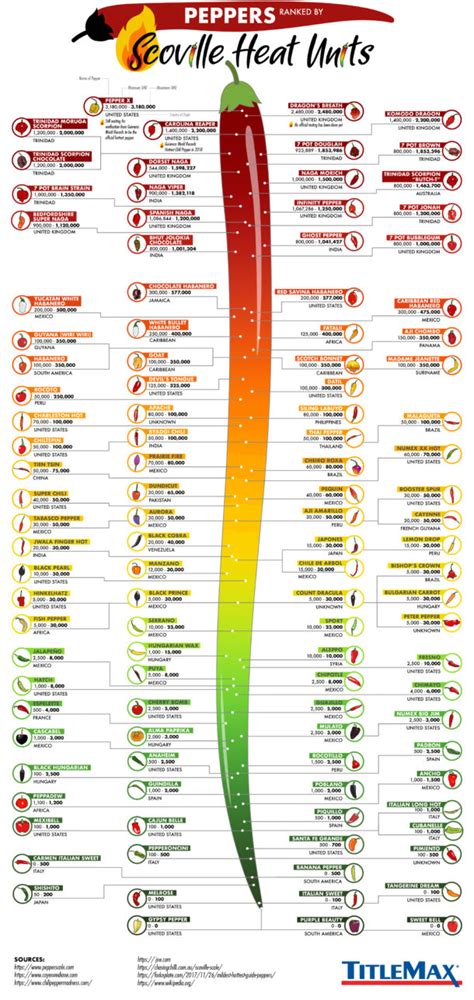 The Scoville Scale: The World’s Spiciest Peppers Ranked by Scoville Heat Units | Plyvine Catering