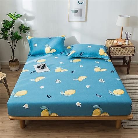 Geometric/cartoon/floral Printed Bed Sheet With Elastic Band | Fruugo UK