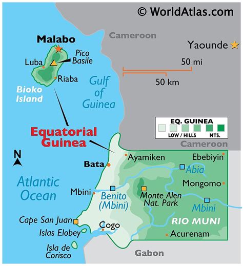 Equatorial Guinea Maps & Facts - World Atlas