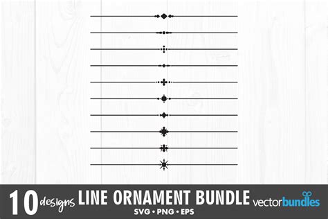 Decorative Line Ornamental Svg Graphic by vectorbundles · Creative Fabrica