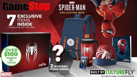 Gamestop Exclusive Spider-Man PS4 Collector's Box Announced - Just Push ...