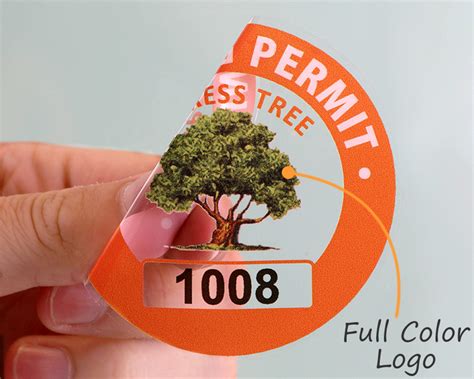 Custom Parking Permit Stickers