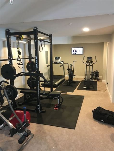 Amazing basement gym | Gym room at home, Home gym basement, Home gym decor