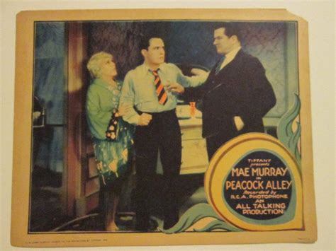 Peacock Alley Original 1938 Lobby Card - Mae Murray | #1827876166