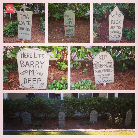 How To Make Halloween Tombstones Out Of Wood - DIY