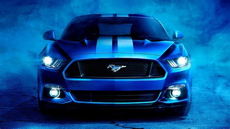 HD wallpaper: Ford Mustang 5.0L car at city night | Wallpaper Flare