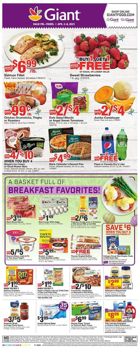 Giant Weekly Ad Apr 2 - 8, 2021 - WeeklyAds2