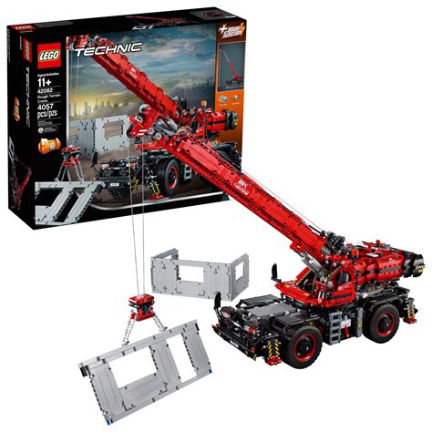 Buy LEGO Technic Rough Terrain Crane 42082 Building Kit (4,057 Pieces ...