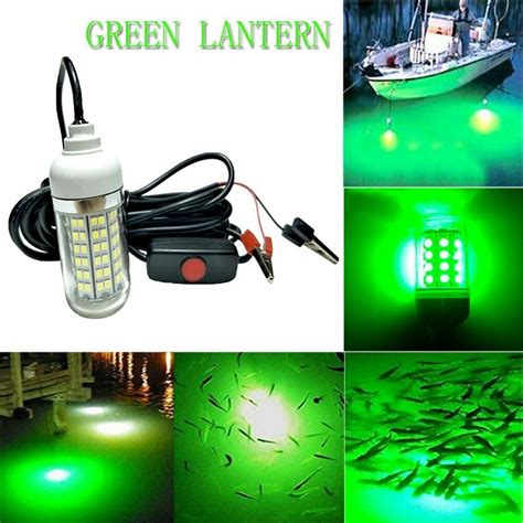 Green Underwater Submersible Night Fishing Light Boat Attract Fish 108LED 12V - Walmart.com ...