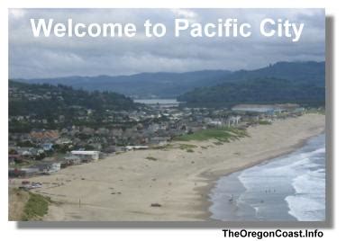 Pacific City, Oregon on the Oregon Coast