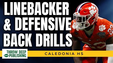 Linebacker and Defensive Back Drills: Playing Fast and Physical - YouTube