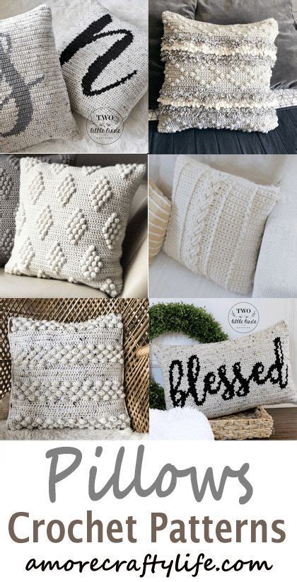 pillow crochet pattern -amorecraftylife.com #crochet #crochetpattern #diy | Crochet pillow ...