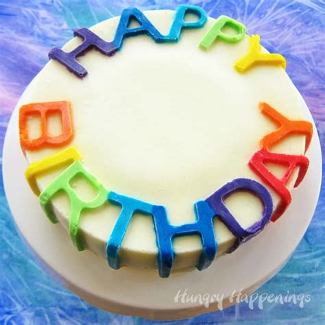 Birthday Cheesecake - a festive rainbow cake