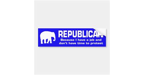 Funny Republican Bumper Sticker | Zazzle