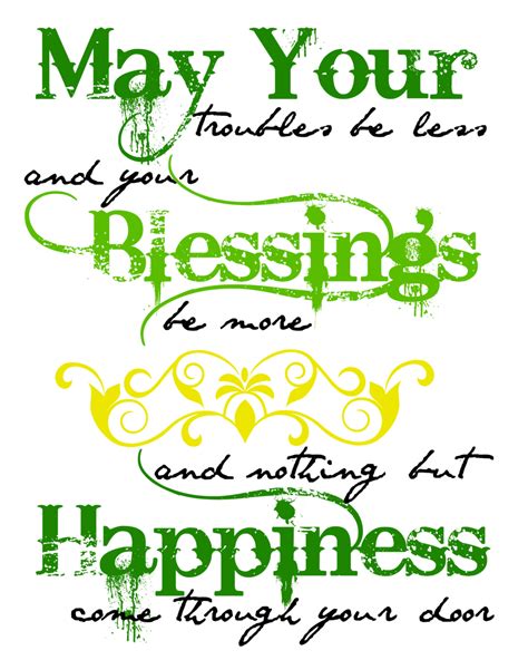 Free Irish Blessing Printables - Printable Word Searches