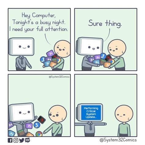 20 Relatable Comics By System32 Comics For Everyone Who Uses Computers (New Pics) | DeMilked