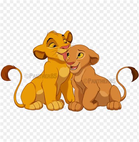 Lion Nala Simba Drawing Fan Art - Simba And Nala Not Transparent PNG Transparent With Clear ...