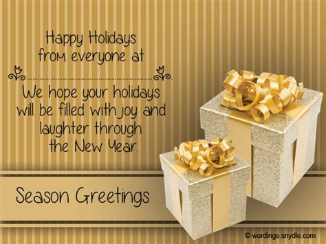 Business Christmas Card Messages