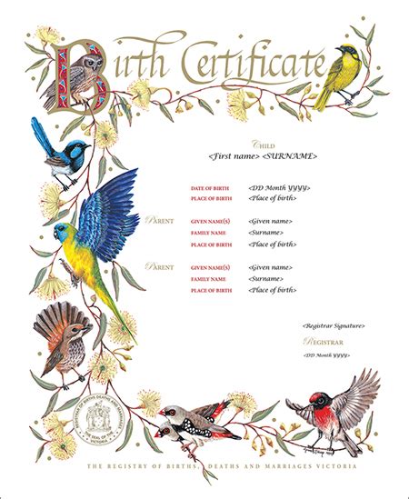 Get a birth certificate | Births Deaths and Marriages Victoria