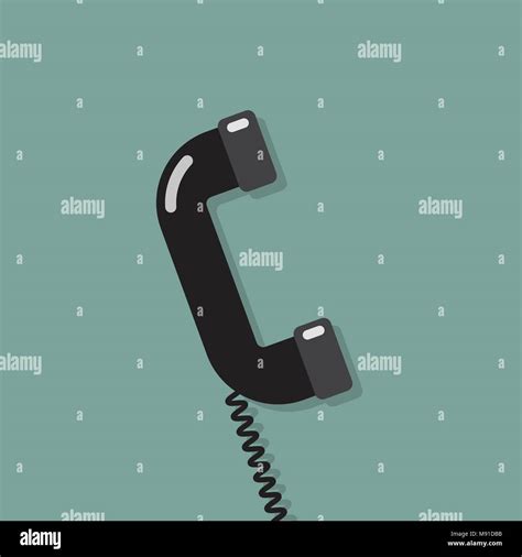 Phone in flat style. Vector illustration Stock Vector Image & Art - Alamy