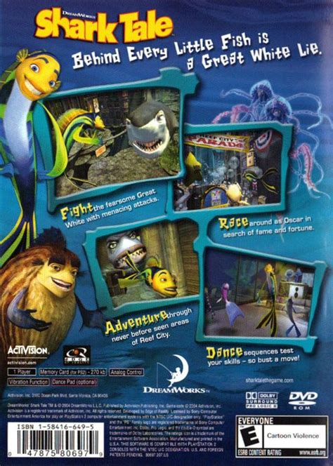 DreamWorks Shark Tale cover or packaging material - MobyGames