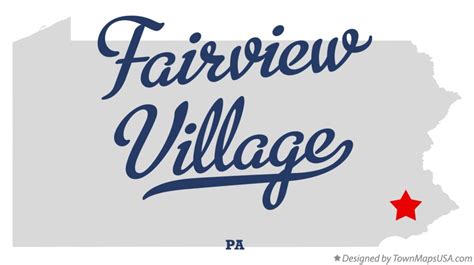 Map of Fairview Village, PA, Pennsylvania