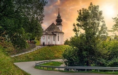 Wallpaper summer, nature, Germany, temple, Germany, Berchtesgaden for ...