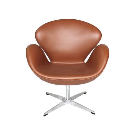 Aniline Leather Swan Chair Replica | Order from Factory Directly | Fuleague