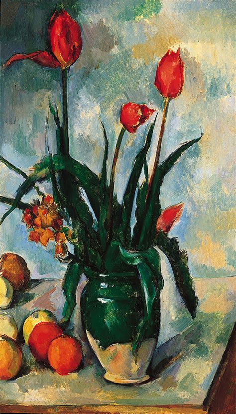 "Tulips in a Vase” by Paul Cézanne | Daily Dose of Art