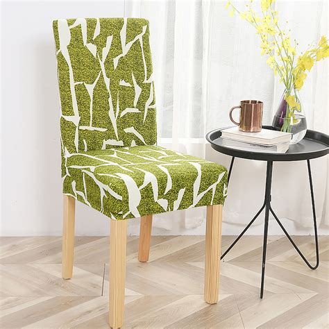 1/2/4/6X Dining Chair Covers Stretch Removable Chair Slipcovers Modern ...