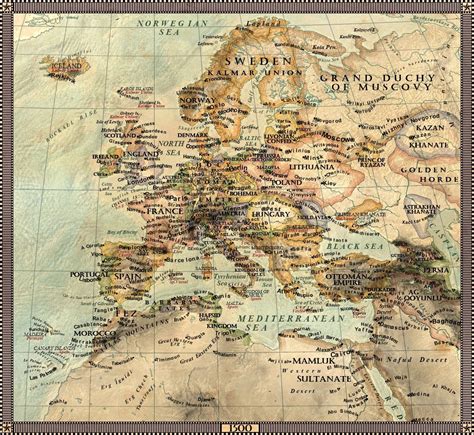 Europe in 1500 CE | Vintage maps, Map, Ancient maps