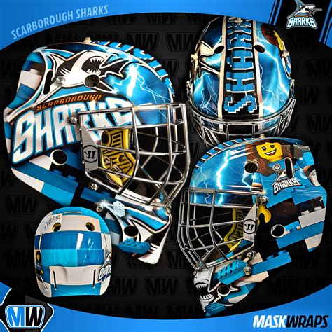 Goalie Mask Vinyl Wraps | Custom Design for Hockey Helmets