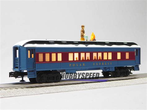 LIONEL POLAR EXPRESS COACH TRAIN CAR O GAUGE Passenger Snow 6-84328-C NEW DESIGN ...