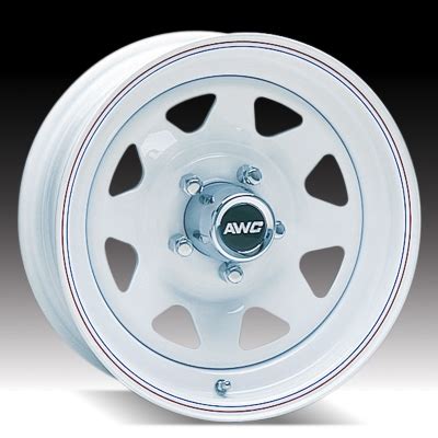 15″ White Spoke Wheel – W155545WS | Southwest Companies