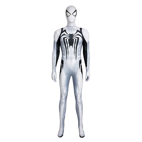 Anti-Venom Suit Spider Man Edward Eddie Brock Cosplay Costume Hallowee ...