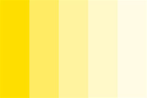 Yellin Yellow Pantone Color Palette