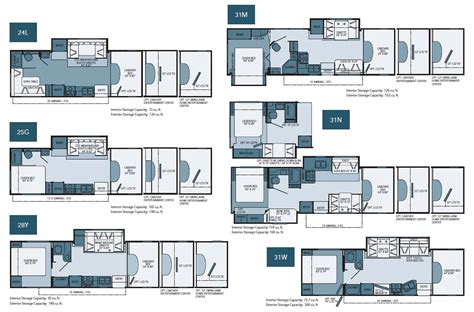 2012 Fleetwood Tioga Ranger Class C Motorhome floorplans - large picture