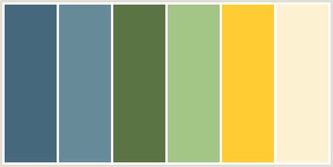 Sage Green and Yellow Color Scheme