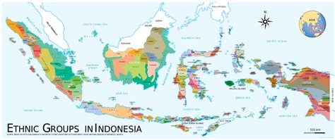 This Incredibly Detailed Ethnic Map Shows Just How Diverse Indonesia Is ...