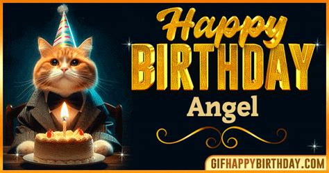 Happy Birthday Angel GIF Images - FUNNY 🎂