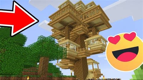 How to Build a Cool Tree House in Minecraft - Tutorial | Minecraft ...