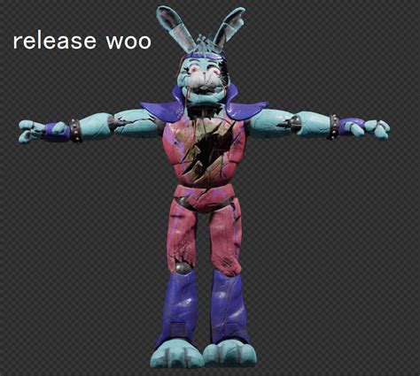 fnaf sb ruin glamrock bonnie blender release by JuAnItO-PRO on DeviantArt