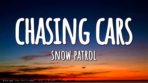 Snow Patrol - Chasing Cars (Lyrics) Chords - Chordify