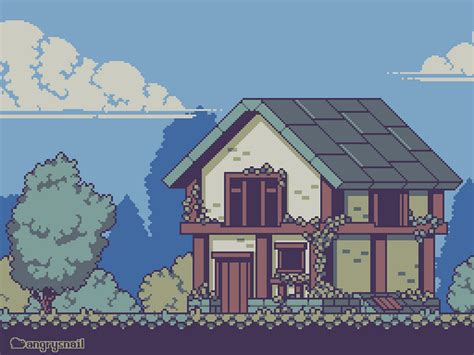 Pixel Art House designs, themes, templates and downloadable graphic ...