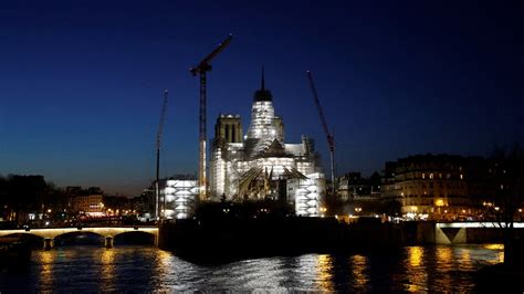 Notre Dame's new spire revealed in new milestone following cathedral's ...