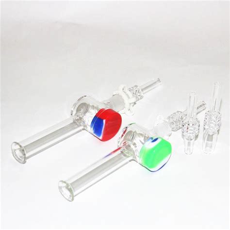 2020 10mm 14mm Quartz Dab Straw Tips For Mini Nectar Collector Kits Quartz Banger Nail For Glass ...