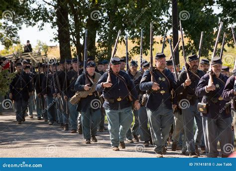 Perryville Battlefield Reenactment Editorial Stock Photo - Image of ...